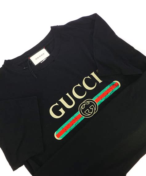 gucci logo for t shirt|vintage gucci logo t shirt.